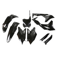 UFO Black Complete Plastics Kit for Kawasaki KXF 250 2018-2020