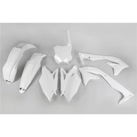 UFO white Plastics Kit for Kawasaki KXF 450 2018-2018