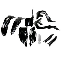 UFO Black Complete Plastics Kit for Kawasaki KXF 250 2021-2024