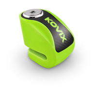 Kovix Overlord Disc Lock Fluoro Green with Reminder Cable