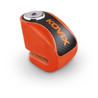 Kovix Overlord Disc Lock Fluoro Orange with Reminder Cable