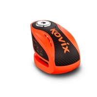 Kovix Alarm Disc Lock Orange with Reminder Cable & Mount
