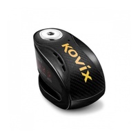 Kovix Alarm Disc Lock-6 Black with Reminder Cable & Mount
