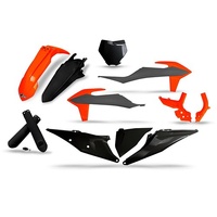 UFO Orange/Grey/Black Plastics Kit for Ktm SX 150 2019-2022
