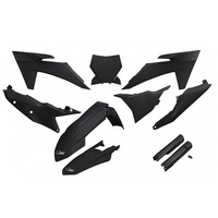 UFO Black Complete Plastics Kit for Ktm SX 125 2023-2024