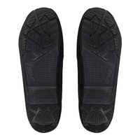 Leatt 4.5/5.5 Enduro Sole - Black/Black (US7) Pair