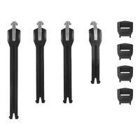 Leatt Strap Kit Moto 6.5 - Black (4pcs)