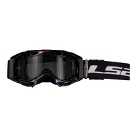 LS2 Black Aura Goggle With Clear Lens