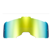 LS2 Yellow Aura Goggle with Iridium Lens