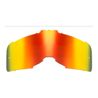 LS2 Red Aura Goggle with Iridium Lens
