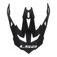 LS2 MX700 Peak Matt Black Helmet Peaks