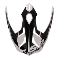 LS2 MX701 Peak Alter Matt Black/White Helmet Peaks