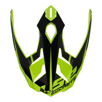 LS2 MX701 Peak Alter Matt Black/H-V Yellow Helmet Peaks