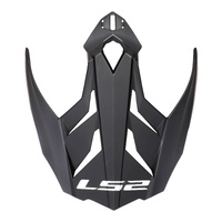 LS2 MX701 Peak Matt Black Helmet Peaks