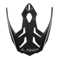 LS2 MX701 Peak Gloss Black Helmet Peaks