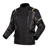 LS2 Narvik Men's Jacket Grey/Black/Hi-Vis Yellow (S)