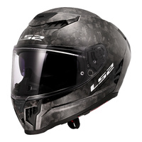 LS2 FF807 Dragon Forged Helmet Gloss Carbon (L) Road Helmet