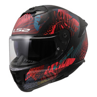 LS2 FF808 Stream II (2XL) Jungle Matte Black/Pink/Blue Road Helmet
