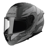 LS2 FF808 Stream II (XS) Shadow Matte Titanium/Grey Road Helmet