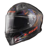 LS2 FF811 Vector II (M) Kamo Black/Blue/Titanium Road Helmet