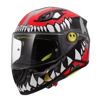LS2 FF812 KID Helmet Punk Grey/Red (L) Road Helmet