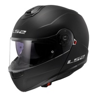 LS2 FF908 Strobe II Flip Front (2XL) Matte Black Road Helmet