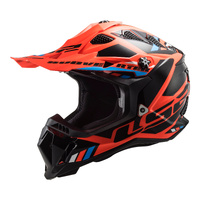 LS2 MX700 Subverter Evo II (2XL) Stomp Fluo Orange/Black Off-Road Helmet