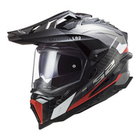 LS2 MX701 Explorer Carbon (M) Frontier Titanium/RedAdventure Helmet