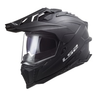 LS2 MX701 Explorer (3XL) Matte Black Adventure Helmet