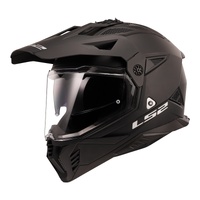 LS2 MX702 Pioneer II (XL) Matte Black Adventure Helmet