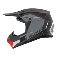 LS2 MX706 COZ Arched Helmet Black/Silver/Titanium (2XL) Off-Road Helmet