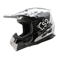 LS2 MX706 COZ (L) Hyde Black/White Off-Road Helmet