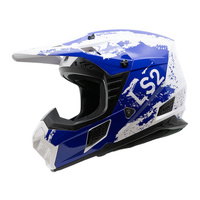 LS2 MX706J COZ (YM) Hyde Blue/White Off-Road Helmet
