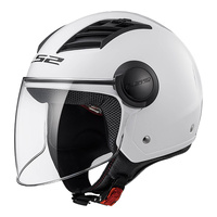 LS2 OF562 Airflow-L (S) White Road Helmet