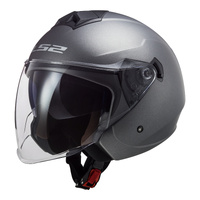 LS2 OF573 Twister II (XS) Matte Titanium Road Helmet