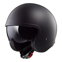 LS2 OF599 Spitfire II (M) Matte Black Helmet Road Helmet