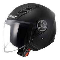 LS2 OF616 Airflow II (S) Matte Black Road Helmet