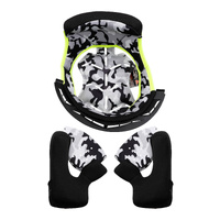 LS2 MX437 Fast Evo Liner Black Cheek Pads (2XL)