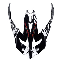 LS2 MX470 Subverter Peak Emperor Black/White/Red Helmet Peaks