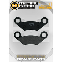 Front Left Brake Pads for POLARIS Scrambler 400 4x4 1995-1996, 1998-2000