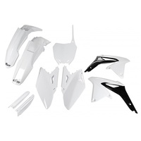 UFO White Complete Plastics Kit for Suzuki RMZ 450 2008-2017