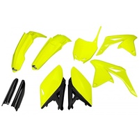 UFO Neon Yellow Complete Plastics Kit for Suzuki RMZ 250 2010-2018