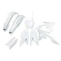 UFO White Complete Plastics Kit for Suzuki RMZ 250 2019-2025