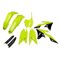 UFO Neon Yellow Complete Plastics Kit for Suzuki RMZ 250 2019-2025