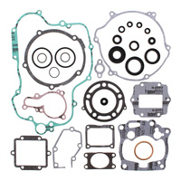 Vertex Complete Gasket Set W/ Oil Seals for Kawasaki KX125 2001-2002