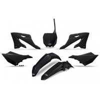 UFO Black Plastics Kit for Yamaha YZ 125 2022-2025