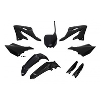 UFO Black Complete Plastics Kit for Yamaha YZ 125 2022-2025