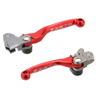 Zeta Red Pivot Lever Set for Kawasaki KX125 2006-2008