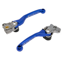 Zeta Blue Pivot Lever Set for Kawasaki KX250 2021-2025