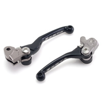 Zeta Black Pivot Lever Set for Suzuki RMZ250 2004
